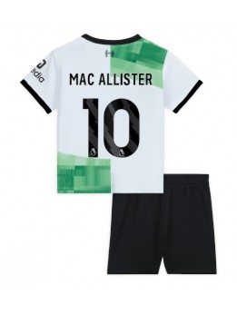 Liverpool Alexis Mac Allister #10 Auswärts Trikotsatz für Kinder 2023-24 Kurzarm (+ Kurze Hosen)